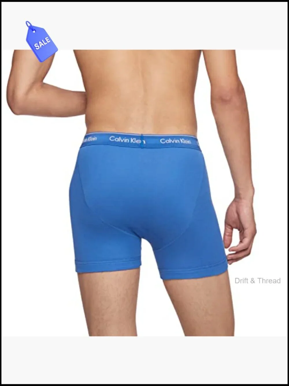 Calvin Klein Men's Cotton Classic 3-Pack Boxer Briefs Size Large